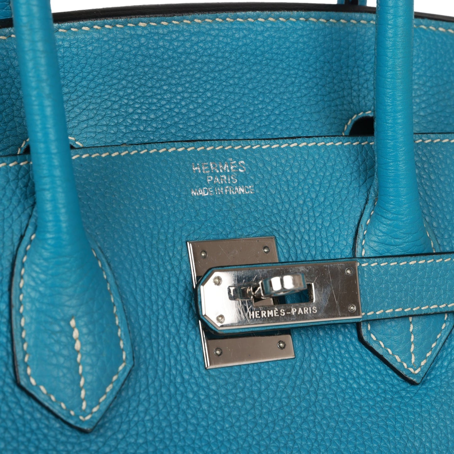 Hermes Birkin 35 Bleu Jean Togo Palladium Hardware