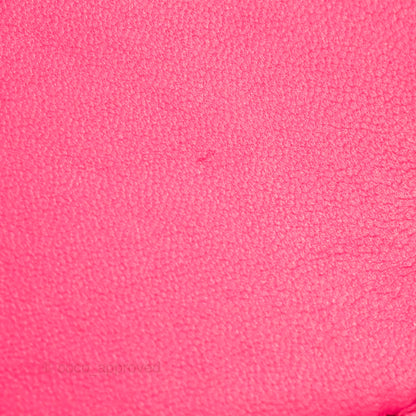 Christian Dior Lady Dior Medium Fuschia Pink Lambskin Gold Hardware