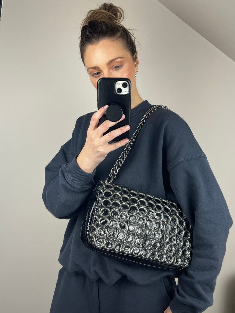 Chanel Bubble Cube Bag - Black