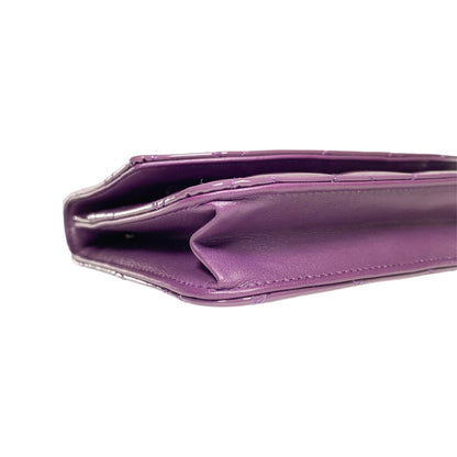Chanel Violet Brilliant Wallet on Chain