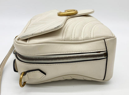 Gucci GG Marmont Matelasse Top Handle Flap Bag