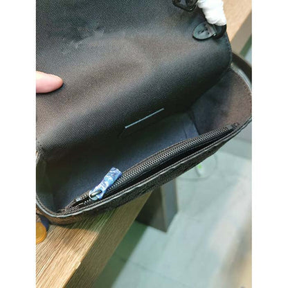 Louis Vuitton LV Unisex Steamer Wearable Wallet Black Embossed Cowhide Leather