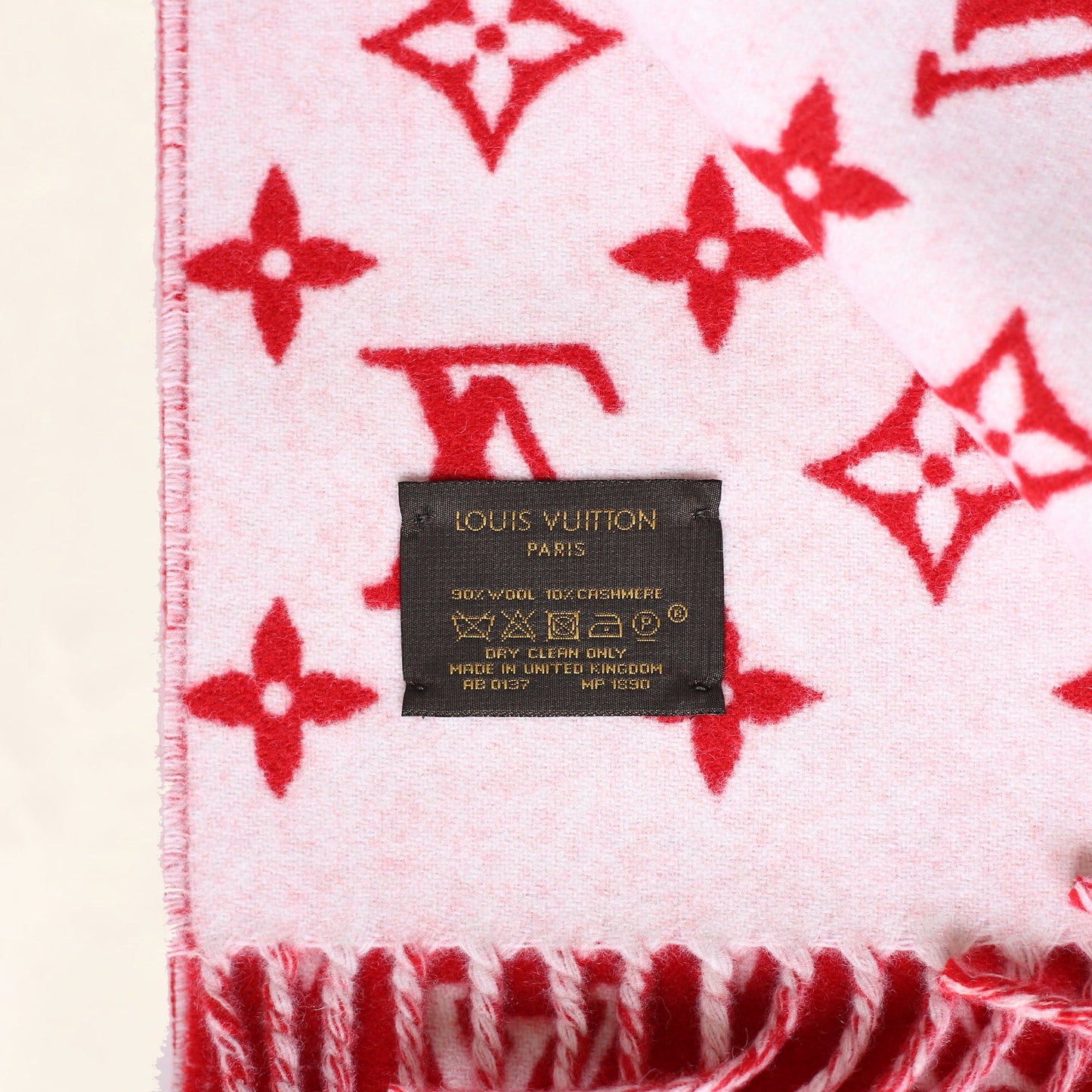 Louis Vuitton | Supreme Scarf | Red
