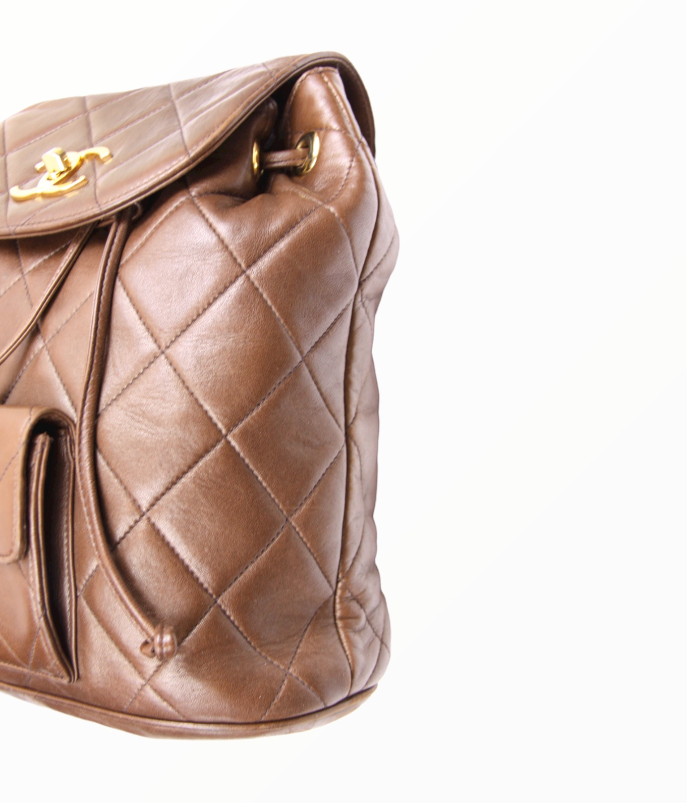 Chanel brown backpack - 1990s