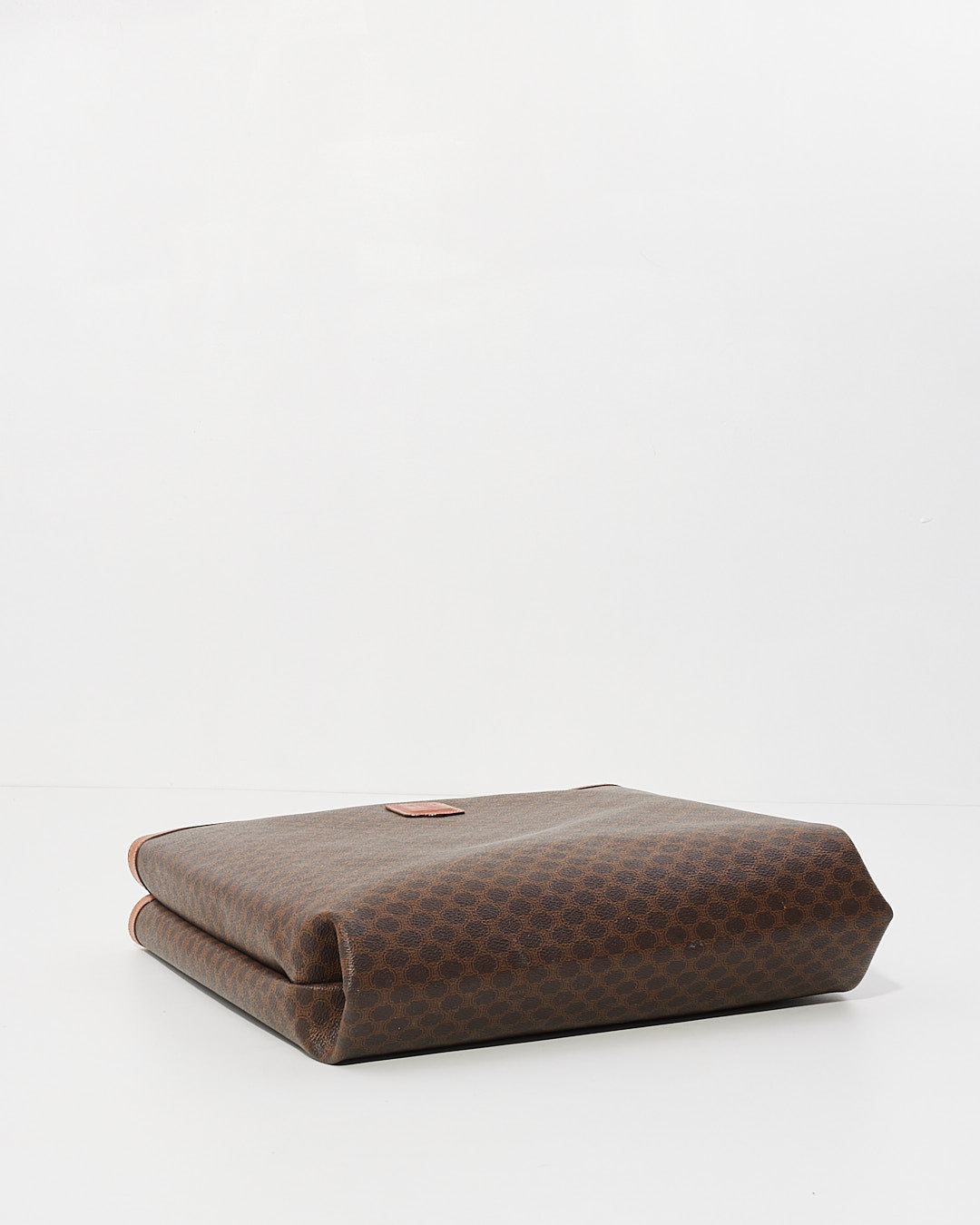 Celine Vintage Brown Monogram Print Tote Bag
