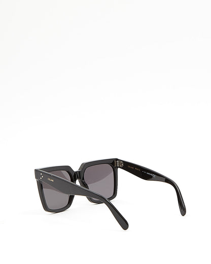 Celine Black CL4055IS Square Studded Oversized Sunglasses