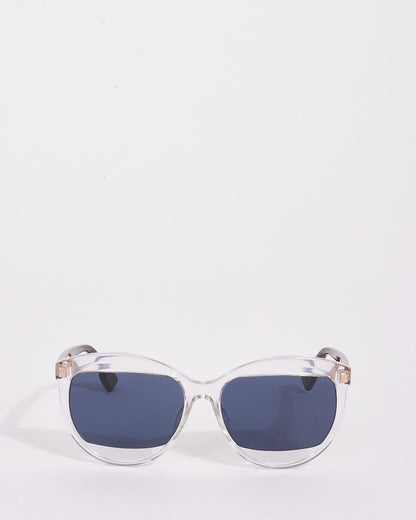 Dior Transparent & Brown Tortoise Acetate Dior Mania 2 Sunglasses