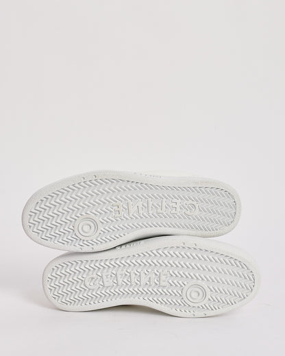 Celine White Leather CT-02 High Top Sneakers - 40