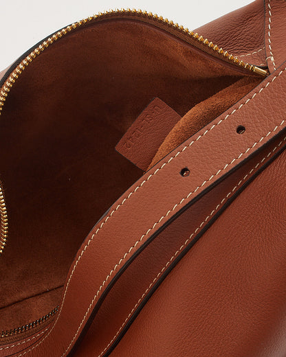 Celine Tan Leather Medium Romy Shoulder Bag