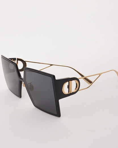Dior Black Acetate Square Frame 30 Montaigne SU Sunglasses