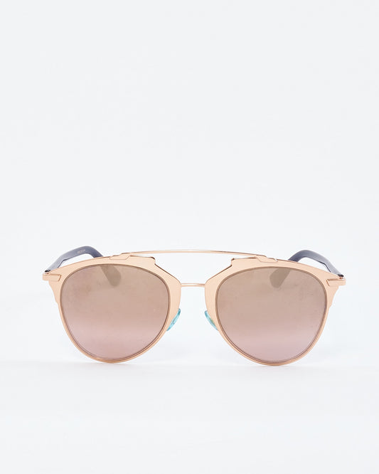 Dior Rose Gold & Blue So Real Sunglasses