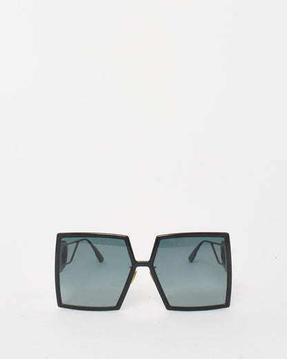Dior Black Oversized Square Logo GL.3 Sunglasses