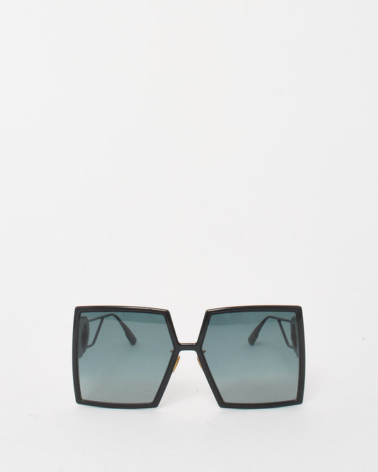 Dior Black Oversized Square Logo GL.3 Sunglasses