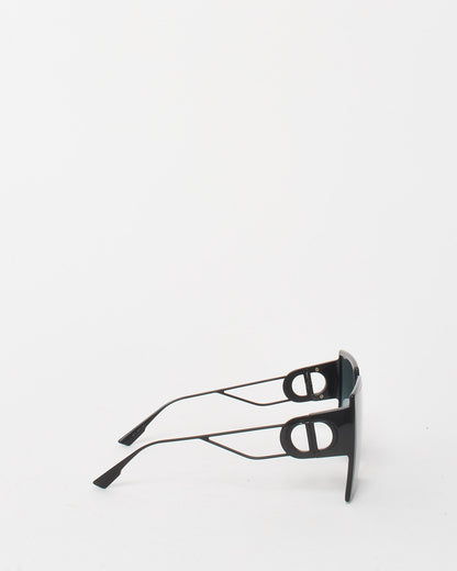 Dior Black Oversized Square Logo GL.3 Sunglasses