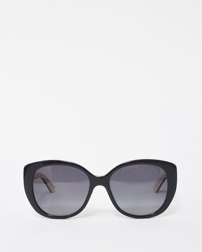 Dior Black and Pink Interior Acetate Cat Eye DiorLady1N Sunglasses