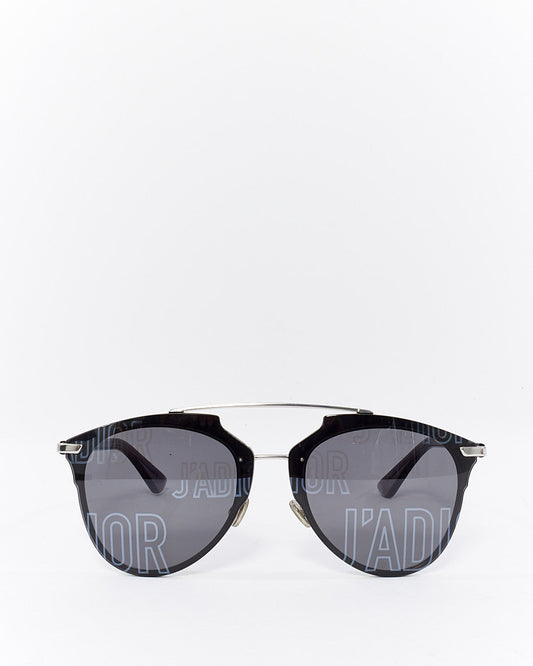Dior Black Acetate J'ADIOR Reflected P Aviator Sunglasses