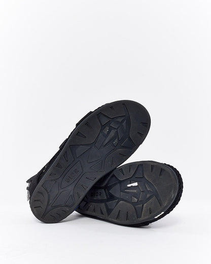 Dior Men's Black Suede & Canvas Sandals - 44