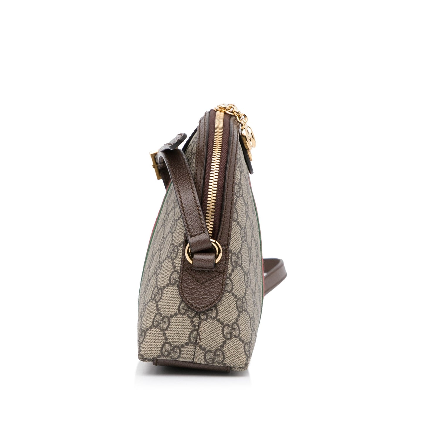 Gucci Ophidia Web Dome Small Brown GG Supreme Canvas