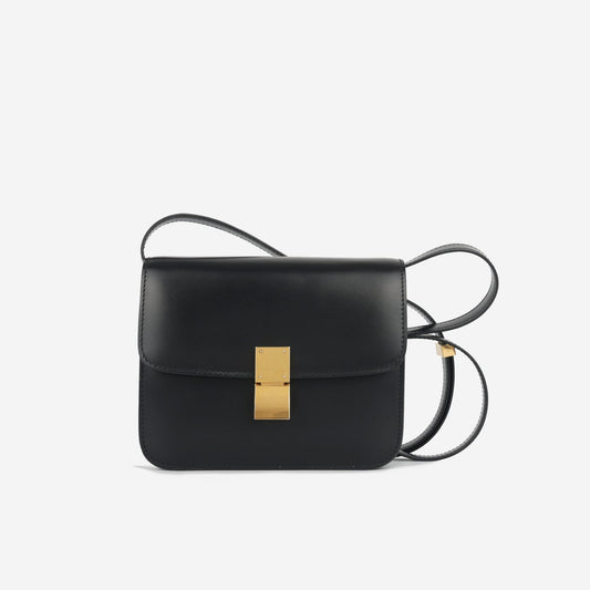 Celine Celine - Teen Classic Box Bag - Black Smooth Calfskin GHW -
