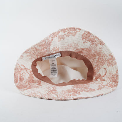 Dior Toile De Jouy Bucket Hat Size 57