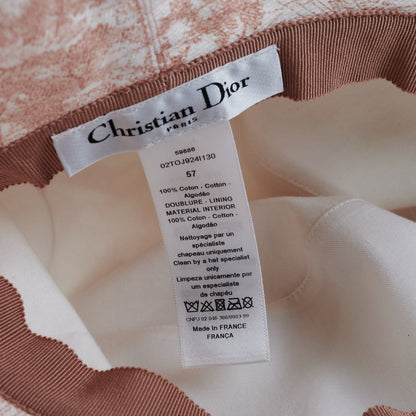 Dior Toile De Jouy Bucket Hat Size 57