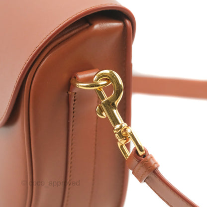 Dior Medium Bobby Bag Tan Calfskin Gold Hardware