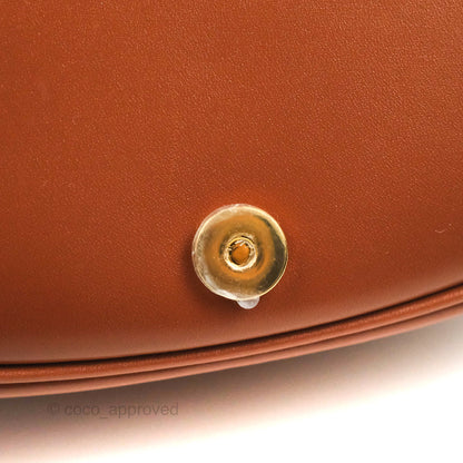 Dior Medium Bobby Bag Tan Calfskin Gold Hardware
