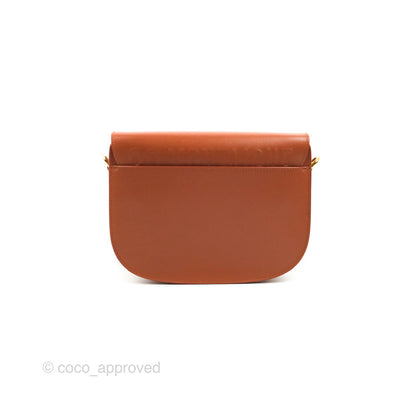 Dior Medium Bobby Bag Tan Calfskin Gold Hardware