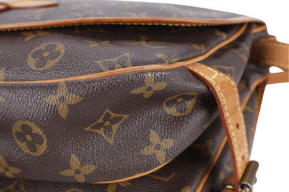 LOUIS VUITTON MONOGRAM CANVAS CHANTILLY CLOTH CROSSBODY BAG GOLD HARDWARE NO DUST COVER