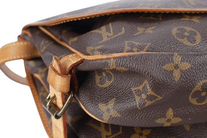 LOUIS VUITTON MONOGRAM CANVAS CHANTILLY CLOTH CROSSBODY BAG GOLD HARDWARE NO DUST COVER