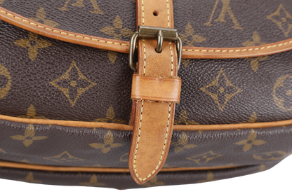 LOUIS VUITTON MONOGRAM CANVAS CHANTILLY CLOTH CROSSBODY BAG GOLD HARDWARE NO DUST COVER