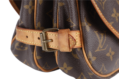 LOUIS VUITTON MONOGRAM CANVAS CHANTILLY CLOTH CROSSBODY BAG GOLD HARDWARE NO DUST COVER