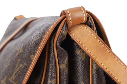 LOUIS VUITTON MONOGRAM CANVAS CHANTILLY CLOTH CROSSBODY BAG GOLD HARDWARE NO DUST COVER