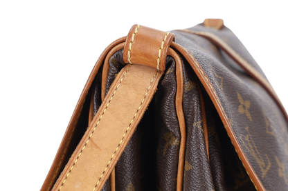 LOUIS VUITTON MONOGRAM CANVAS CHANTILLY CLOTH CROSSBODY BAG GOLD HARDWARE NO DUST COVER