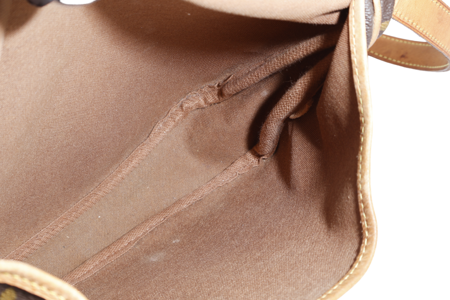 LOUIS VUITTON MONOGRAM CANVAS CHANTILLY CLOTH CROSSBODY BAG GOLD HARDWARE NO DUST COVER