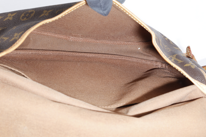 LOUIS VUITTON MONOGRAM CANVAS CHANTILLY CLOTH CROSSBODY BAG GOLD HARDWARE NO DUST COVER