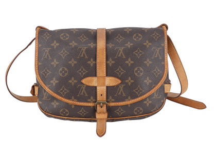 LOUIS VUITTON MONOGRAM CANVAS CHANTILLY CLOTH CROSSBODY BAG GOLD HARDWARE NO DUST COVER