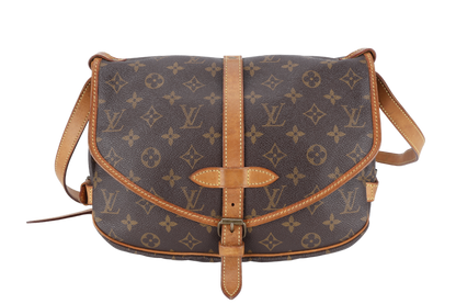 LOUIS VUITTON MONOGRAM CANVAS CHANTILLY CLOTH CROSSBODY BAG GOLD HARDWARE NO DUST COVER