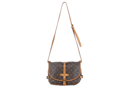 LOUIS VUITTON MONOGRAM CANVAS CHANTILLY CLOTH CROSSBODY BAG GOLD HARDWARE NO DUST COVER