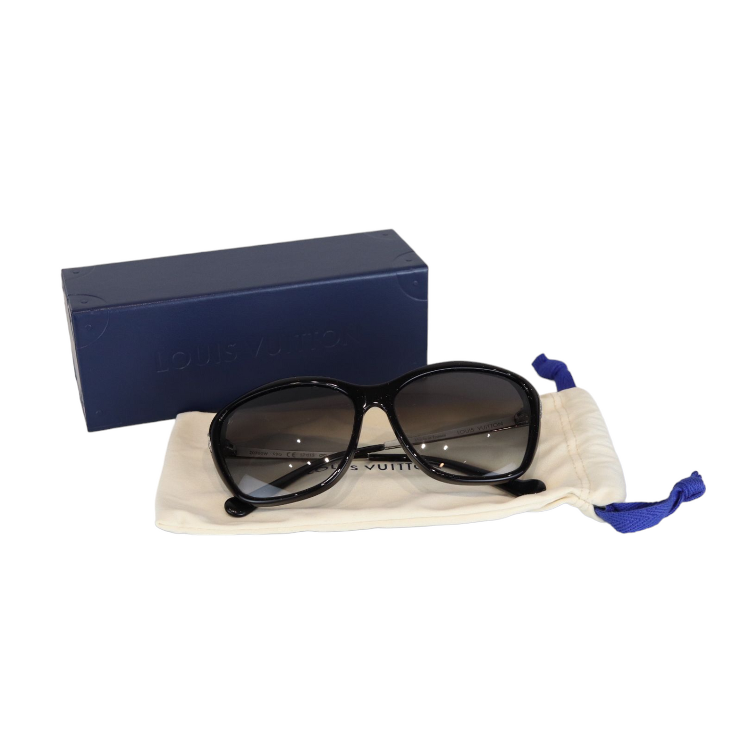 Louis-Vuitton Crystal Sunglasses Black