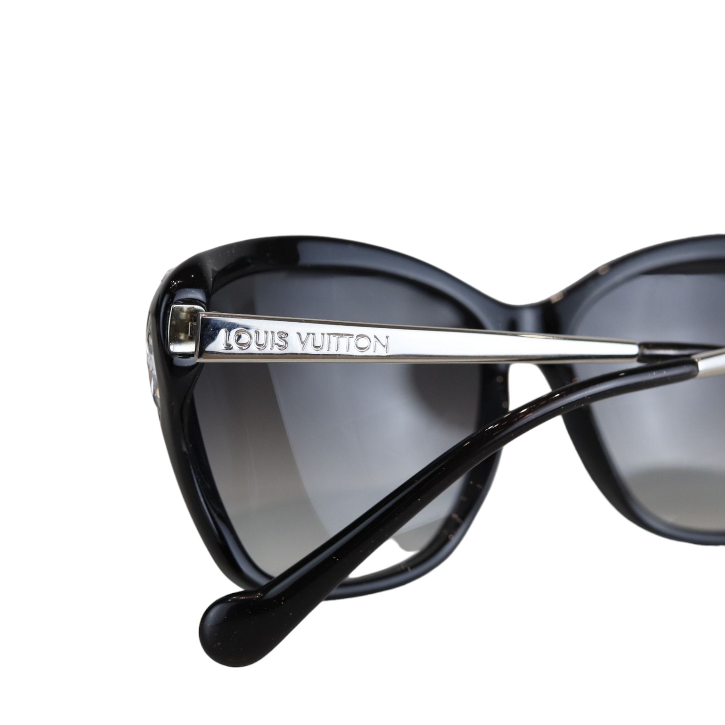 Louis-Vuitton Crystal Sunglasses Black