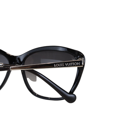 Louis-Vuitton Crystal Sunglasses Black