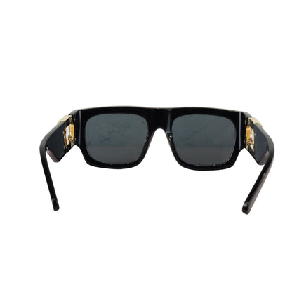 Louis-Vuitton LV Link Square Sunglasses Acetate Black GHW