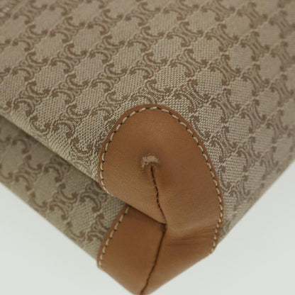 Celine Macadam Canvas Clutch Bag Beige  ac1845