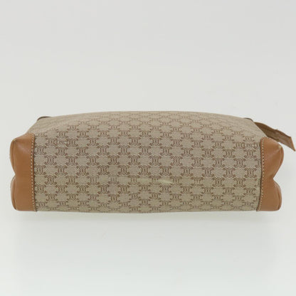 Celine Macadam Canvas Clutch Bag Beige  ac1845