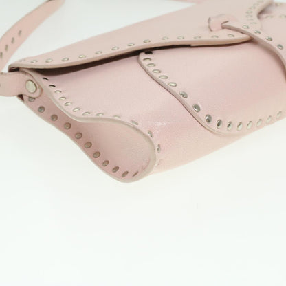 Celine Studs Shoulder Bag Leather Pink CE00/23  am3799