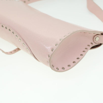 Celine Studs Shoulder Bag Leather Pink CE00/23  am3799