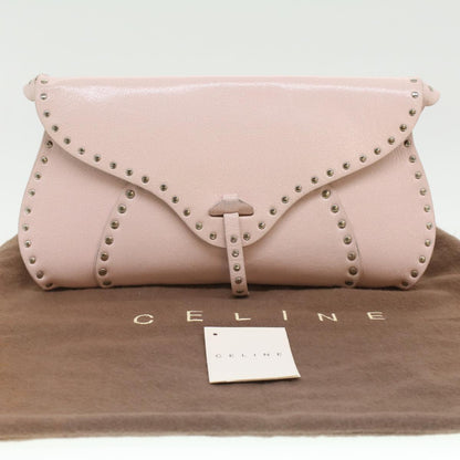 Celine Studs Shoulder Bag Leather Pink CE00/23  am3799