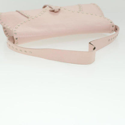 Celine Studs Shoulder Bag Leather Pink CE00/23  am3799