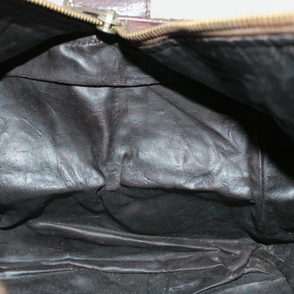 Celine C Macadam Horse Carriage Canvas Hand Bag Brown  ar2957